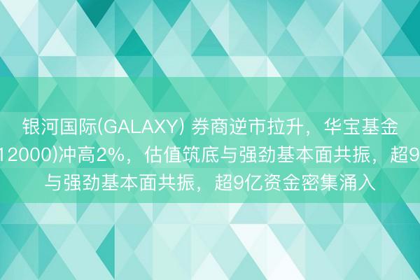 银河国际(GALAXY) 券商逆市拉升,华宝基金顶流券商ETF(512000)冲高2%,估值筑底与强劲基本面共振,超9亿资金密集涌入